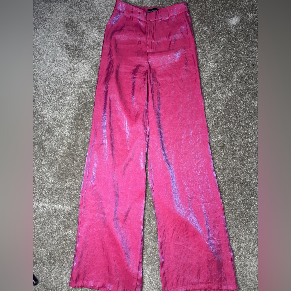 Trousers or dress pants.